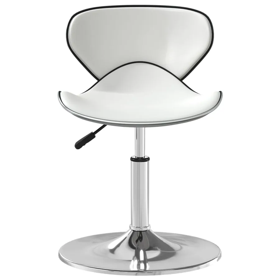 Chaise de salle à manger Blanc Similicuir - 2