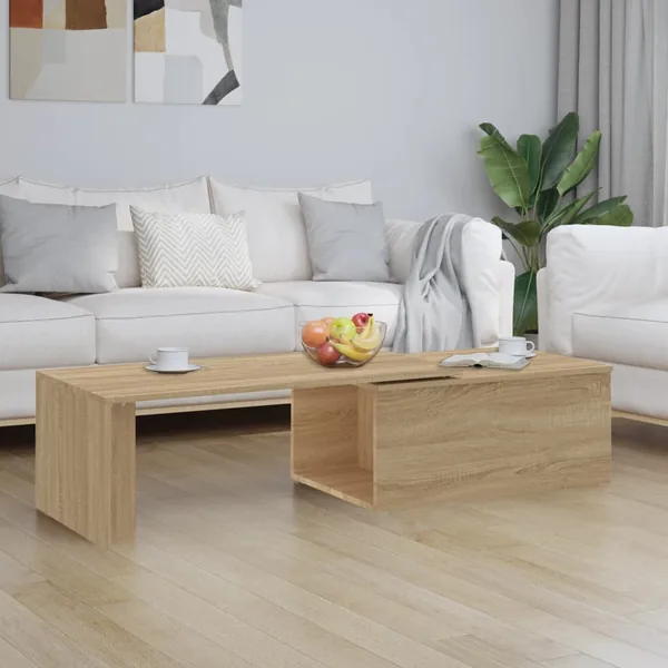 Table basse Chêne sonoma 150x50x35 cm Bois d’ingénierie