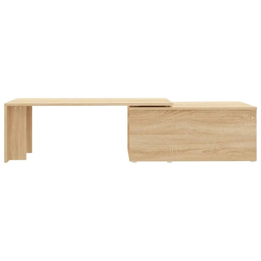 Table basse Chêne sonoma 150x50x35 cm Bois d’ingénierie - 6