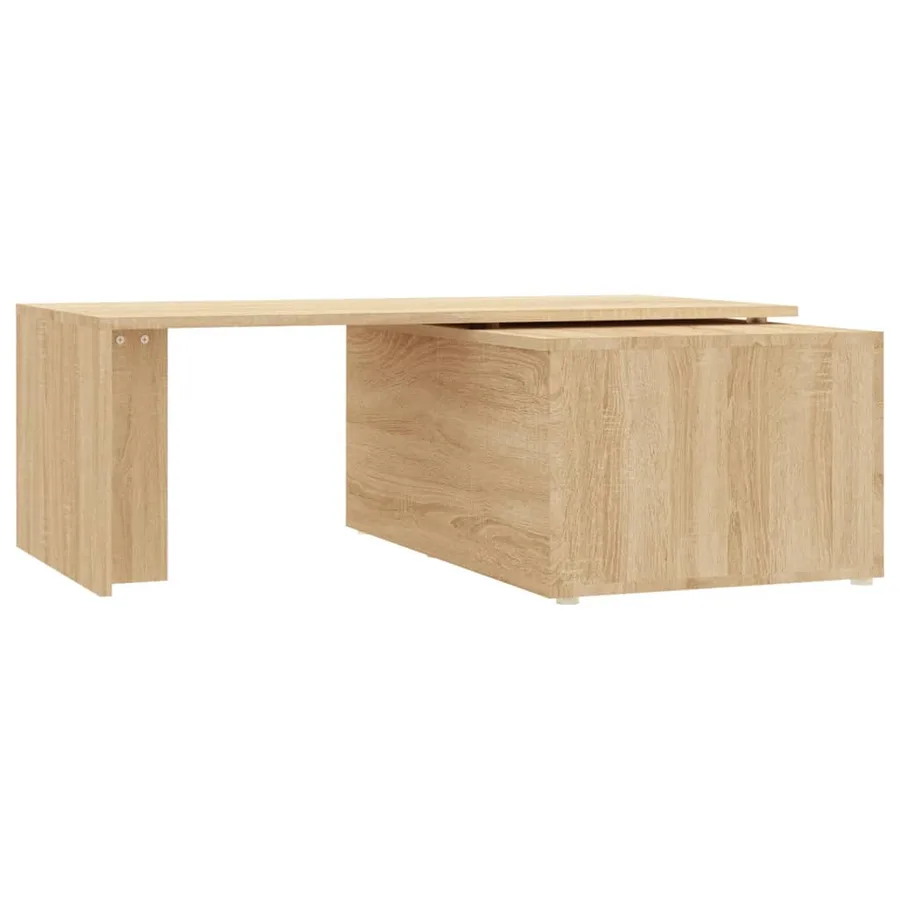 Table basse Chêne sonoma 150x50x35 cm Bois d’ingénierie - 7