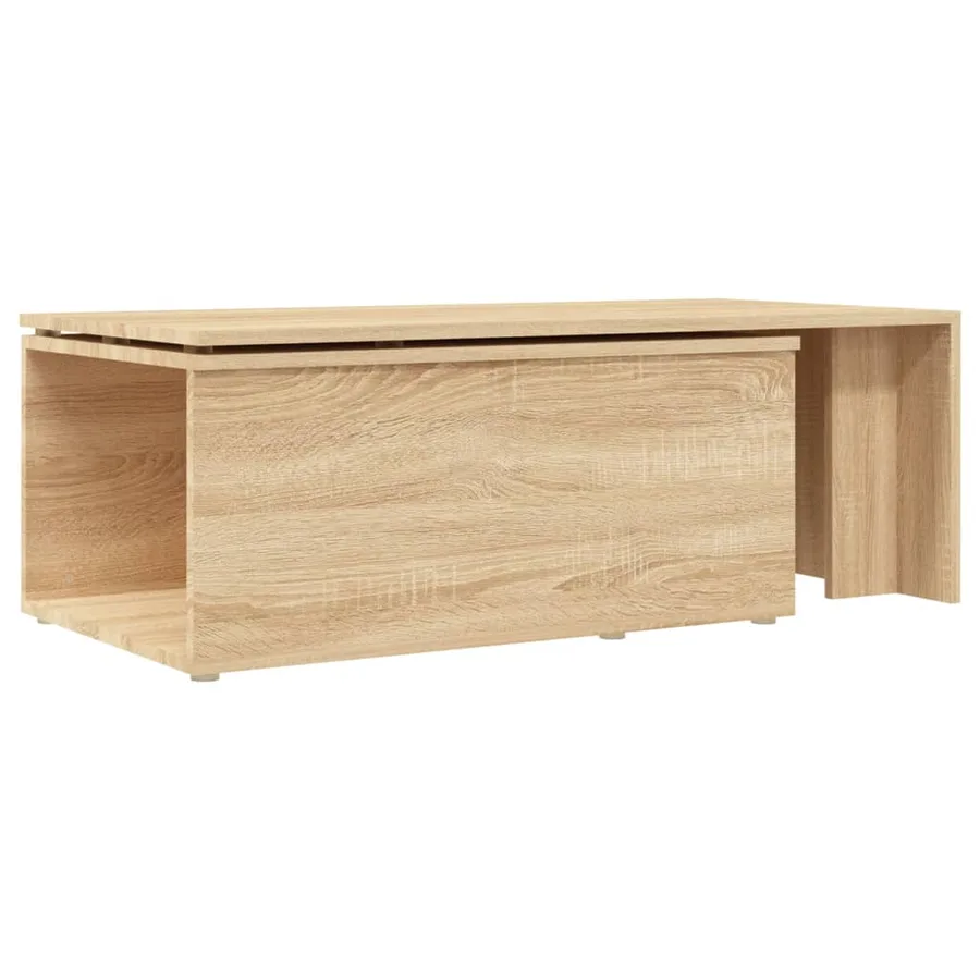 Table basse Chêne sonoma 150x50x35 cm Bois d’ingénierie - 8