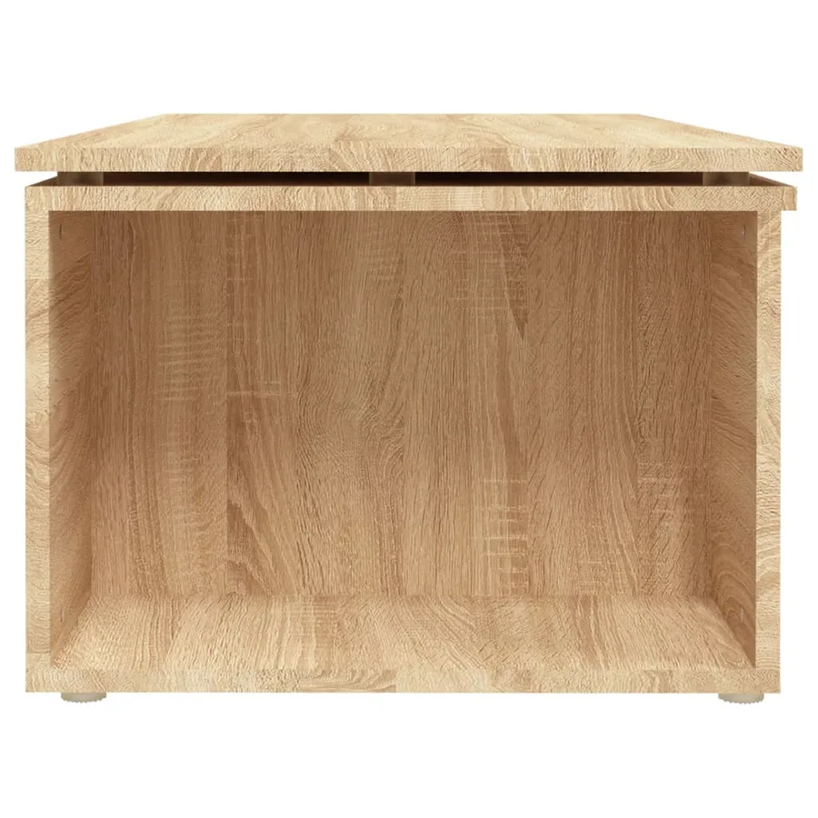 Table basse Chêne sonoma 150x50x35 cm Bois d’ingénierie - 9