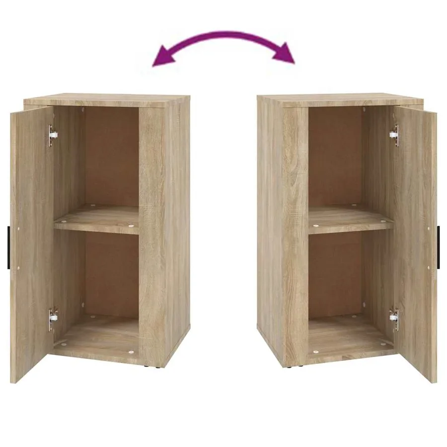 Buffet Chêne sonoma 40x33x70 cm Bois d'ingénierie - 6