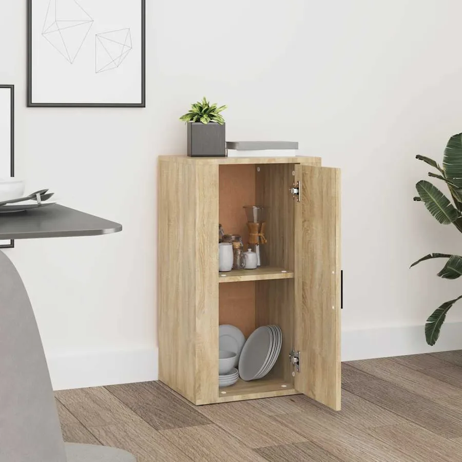 Buffet Chêne sonoma 40x33x70 cm Bois d'ingénierie - 7