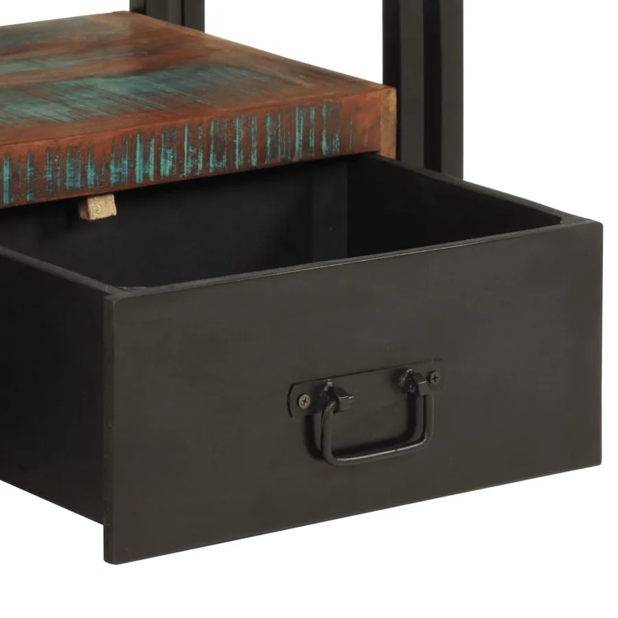 Meuble TV Bois de récupération massif 120 x 30 x 40 cm - 6