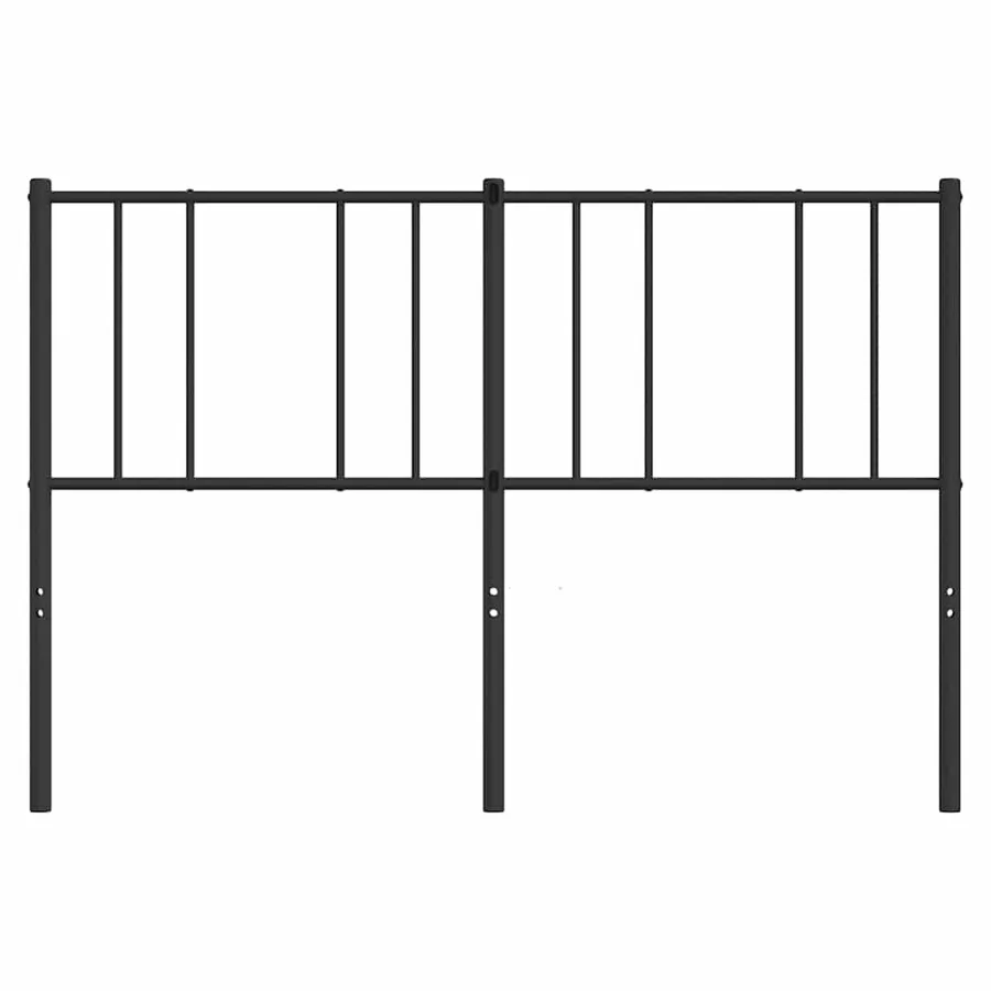 Tête de lit de remplacement métal noir 140 cm - 5