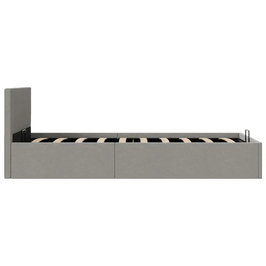 Cadre de lit à rangement hydraulique sans matelas 90x200 cm - 6