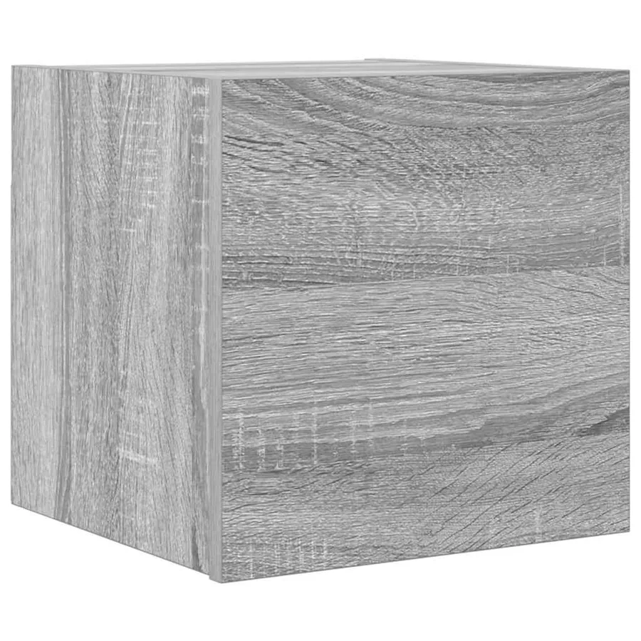 Meuble TV mural Sonoma gris 30,5x30x30 cm - 2