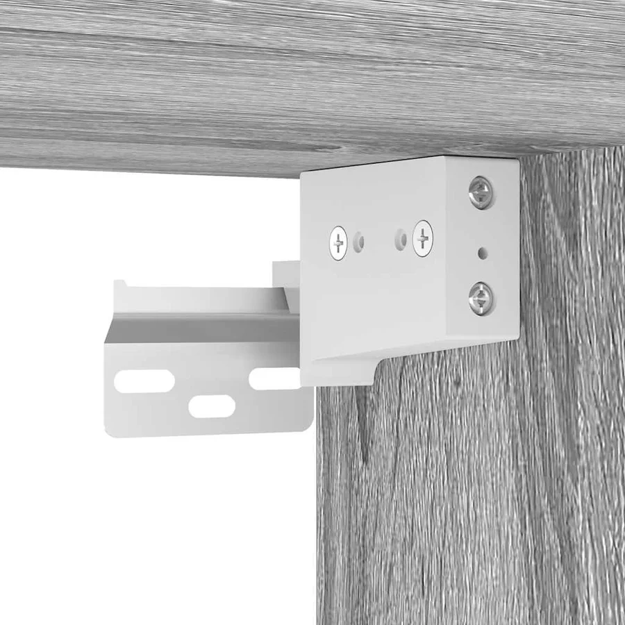 Ensemble de meubles TV 4 pcs Sonoma gris Bois d'ingénierie - 10