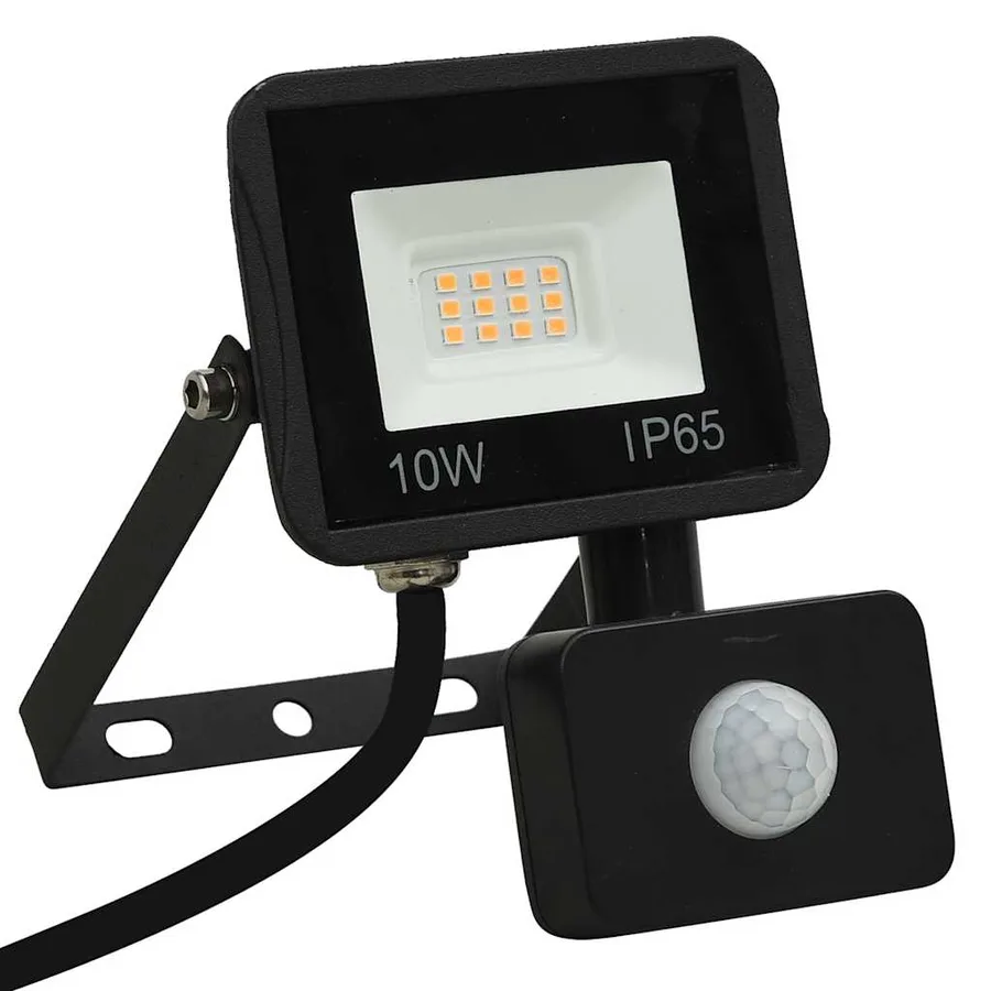 Projecteur à LED avec capteur 10 W Blanc chaud - 3