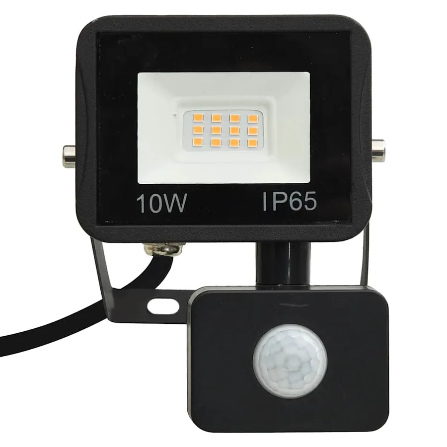 Projecteur à LED avec capteur 10 W Blanc chaud - 5
