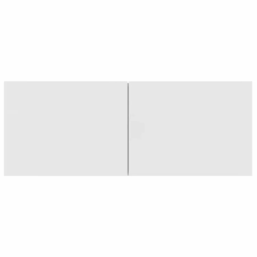 Meubles TV 2 pcs blanc 80x30x30 cm bois d'ingénierie - 4