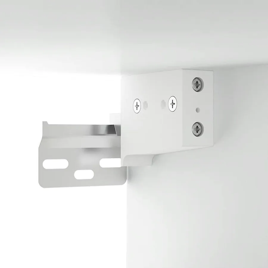 Meubles TV 2 pcs blanc 80x30x30 cm bois d'ingénierie - 7