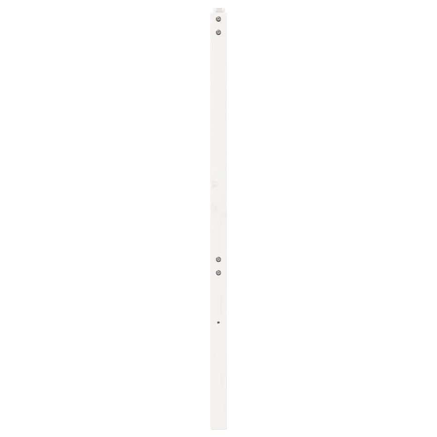 Tête de lit Blanc 156x4x100 cm Bois massif de pin - 5