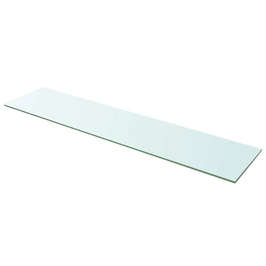 Panneaux d'étagère 2 pcs Verre Transparent 110 x 25 cm - 2