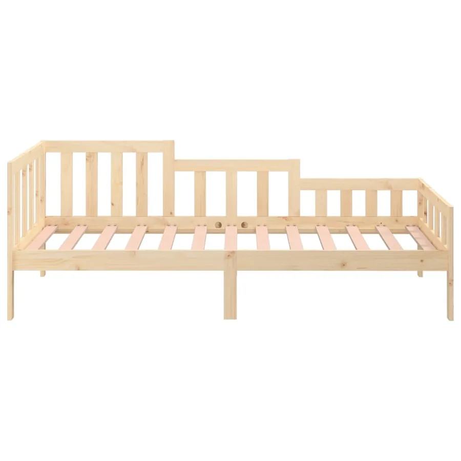 Lit de jour sans matelas 90x190 cm bois de pin massif - 8