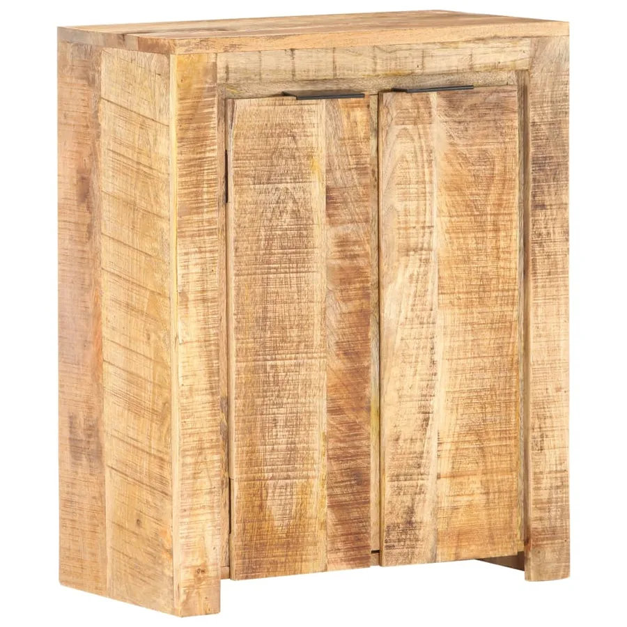 Buffet 59x33x75 cm Bois de manguier brut - 10