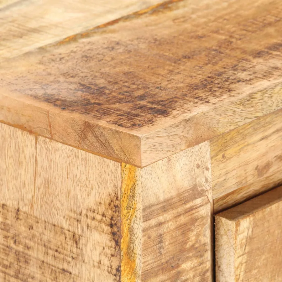 Buffet 59x33x75 cm Bois de manguier brut - 4