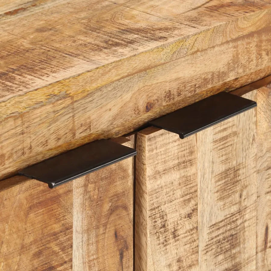 Buffet 59x33x75 cm Bois de manguier brut - 5