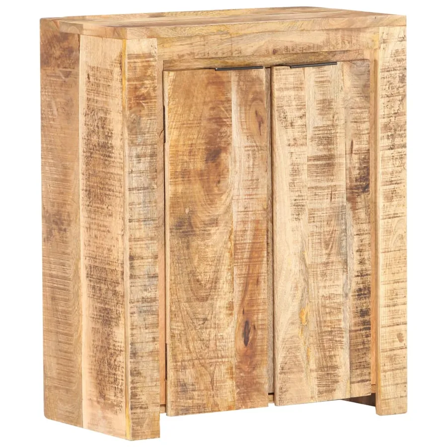 Buffet 59x33x75 cm Bois de manguier brut - 9