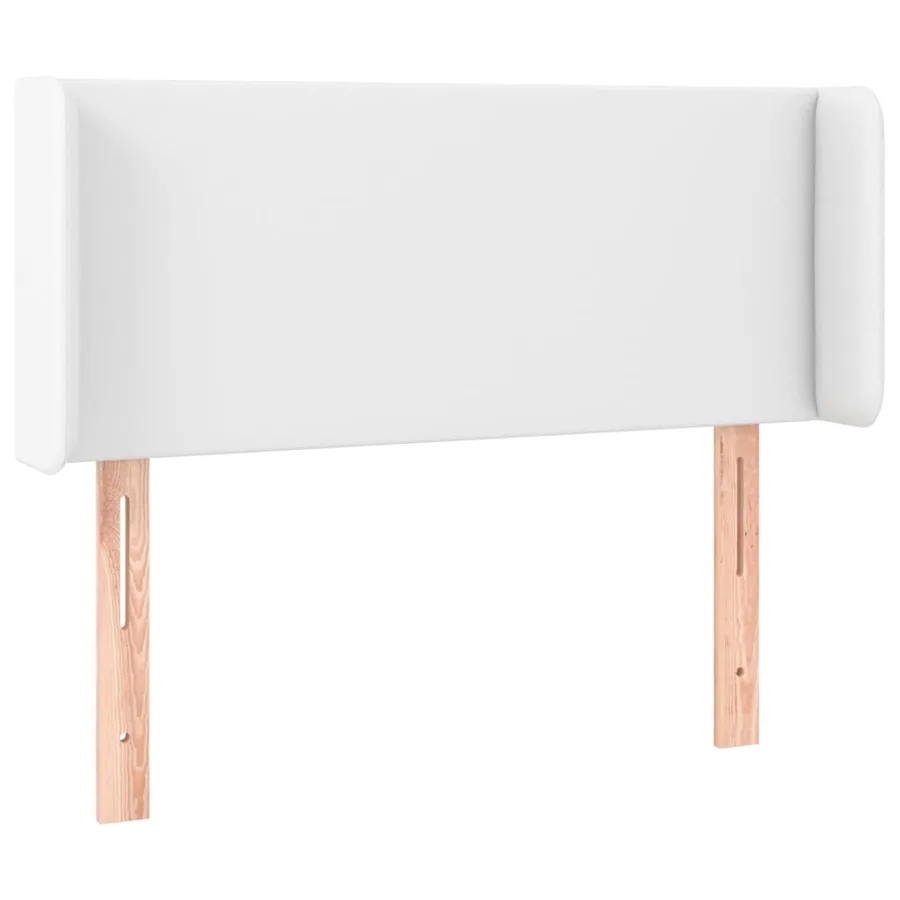Tête de lit à LED Blanc 93x16x78/88 cm Similicuir - 3