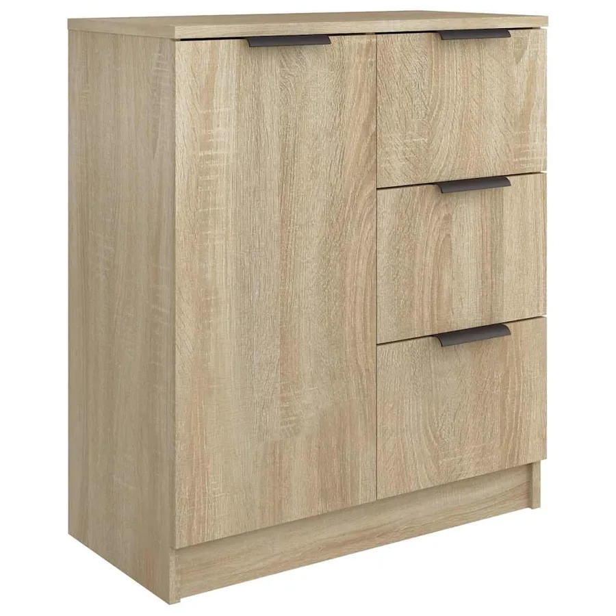 Buffets 2 pcs Chêne sonoma 60x30x70 cm Bois d'ingénierie - 5