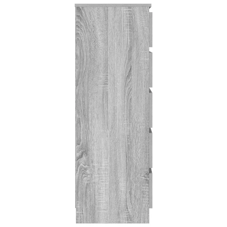 Commode Sonoma gris 60x36x103 cm Bois d'ingénierie - 5