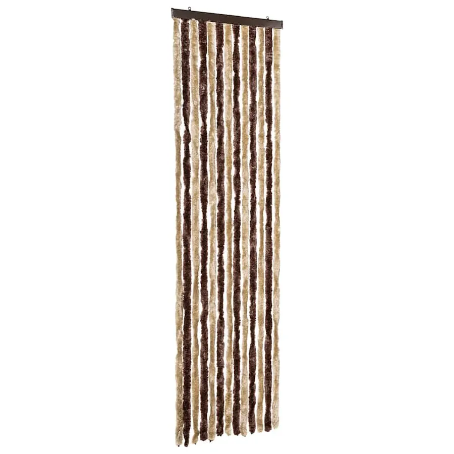 Moustiquaire Beige et marron clair 56x200 cm Chenille - 2
