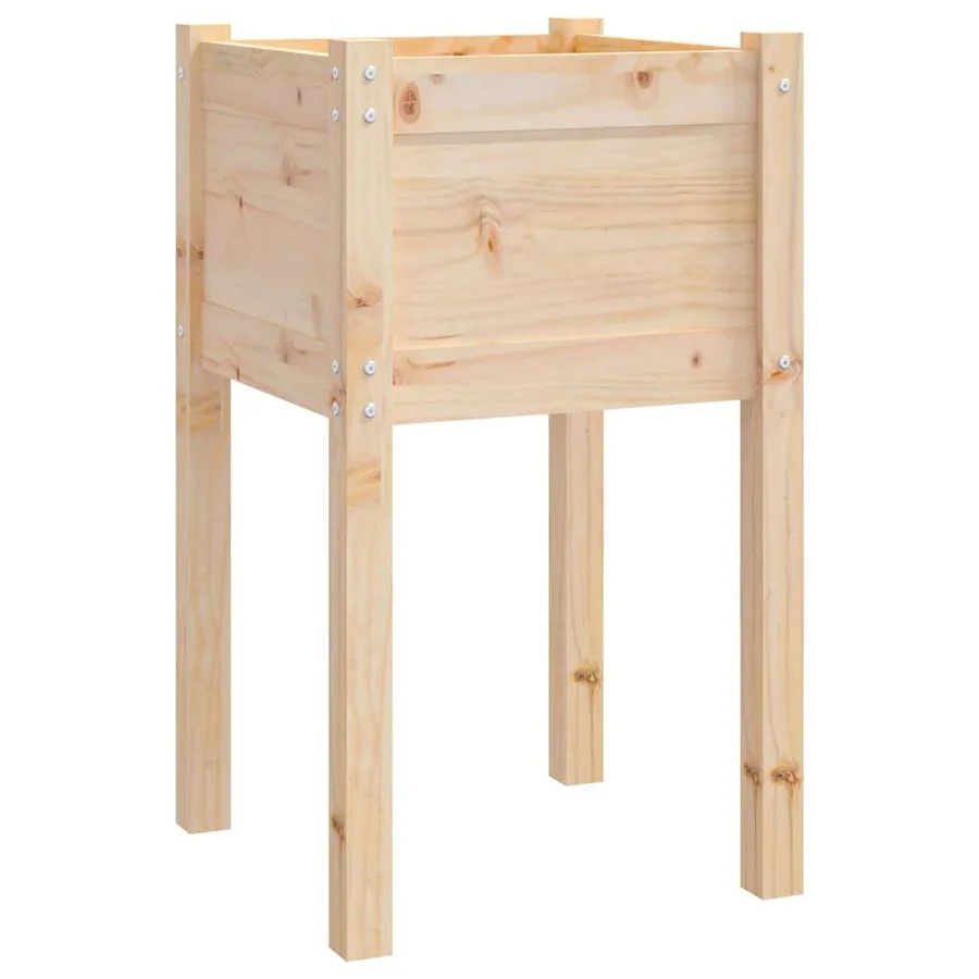 Jardinières d'extérieur 2 pcs 40x40x70 cm bois de pin massif - 4