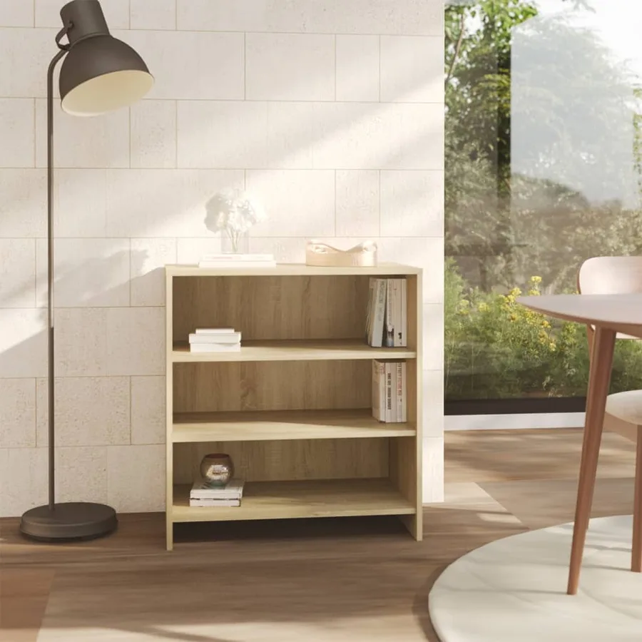 Buffet Chêne sonoma 70x40,5x75 cm Bois d'ingénierie - 3
