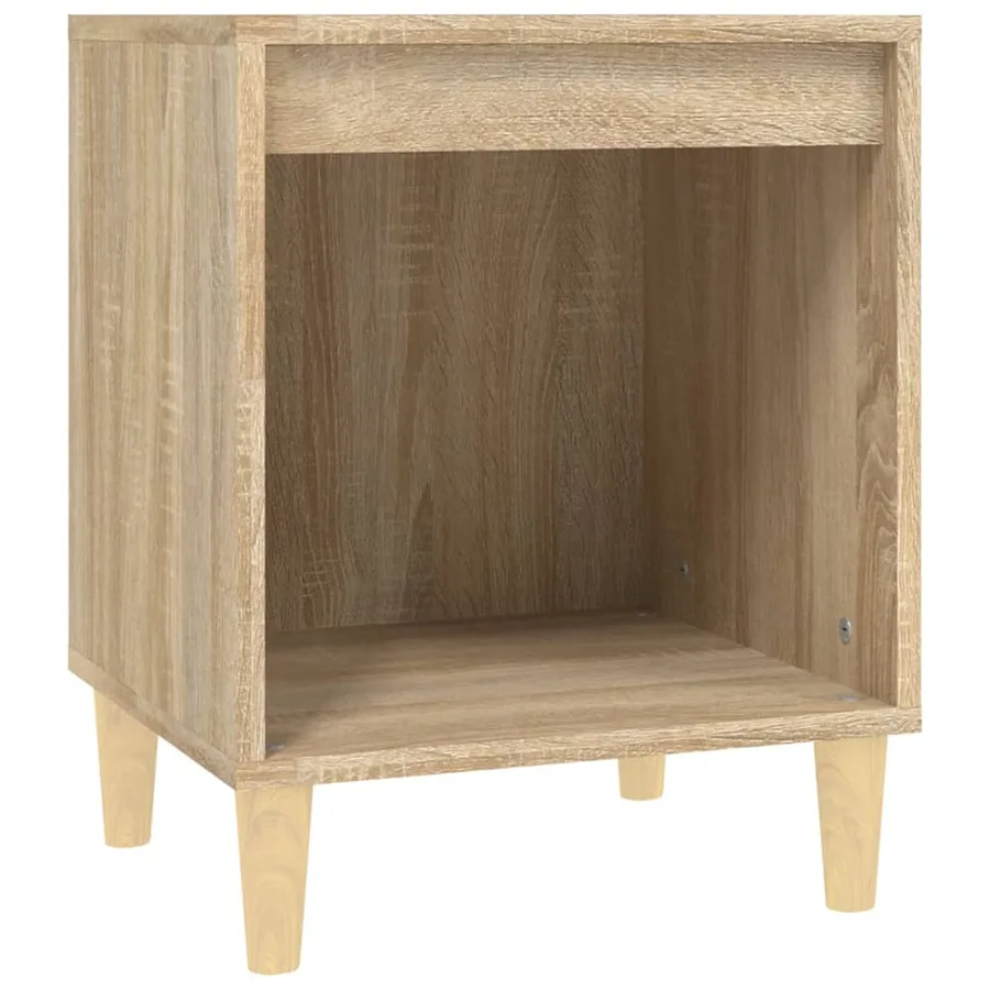 Tables de chevet 2 pcs Chêne sonoma 40x35x50 cm - 5