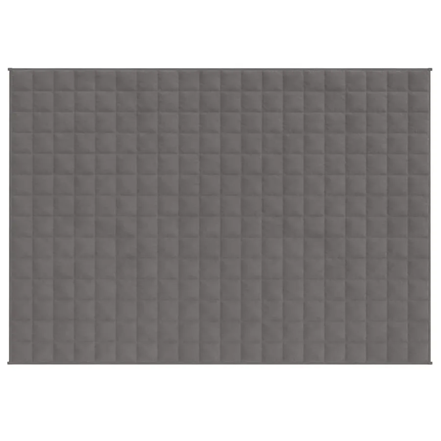 Couverture lestée Gris 150x200 cm 7 kg Tissu - 3