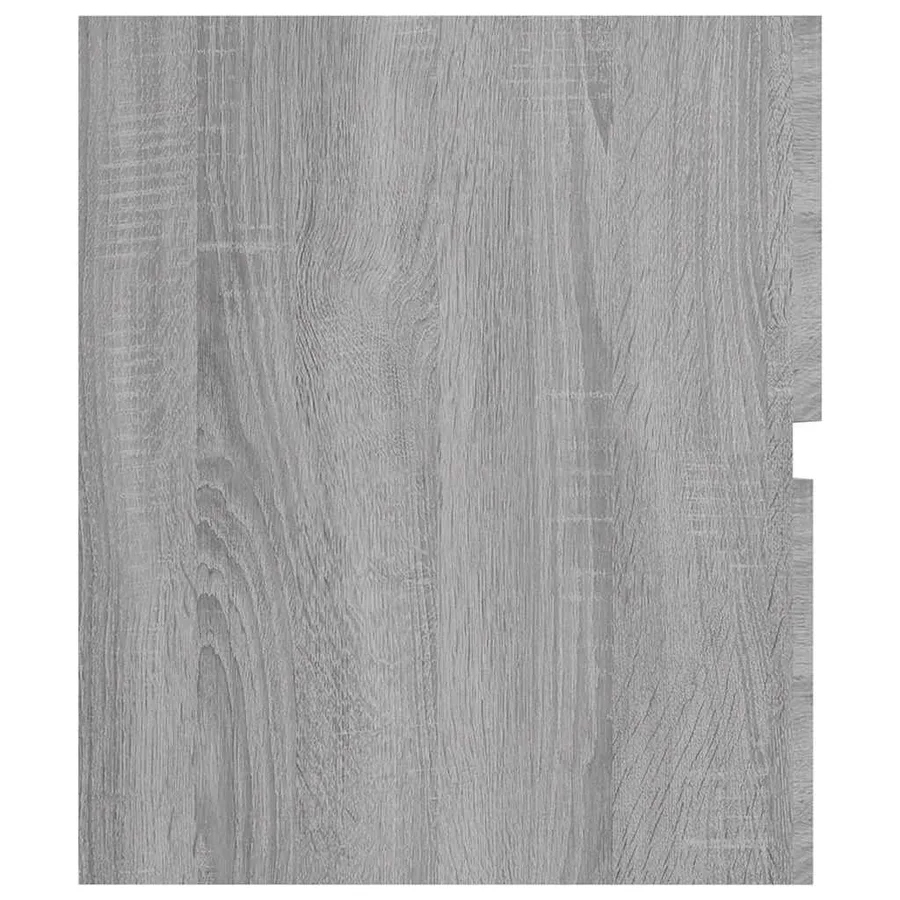 Ensemble de meubles de salle de bain 2 pcs Sonoma gris - 11