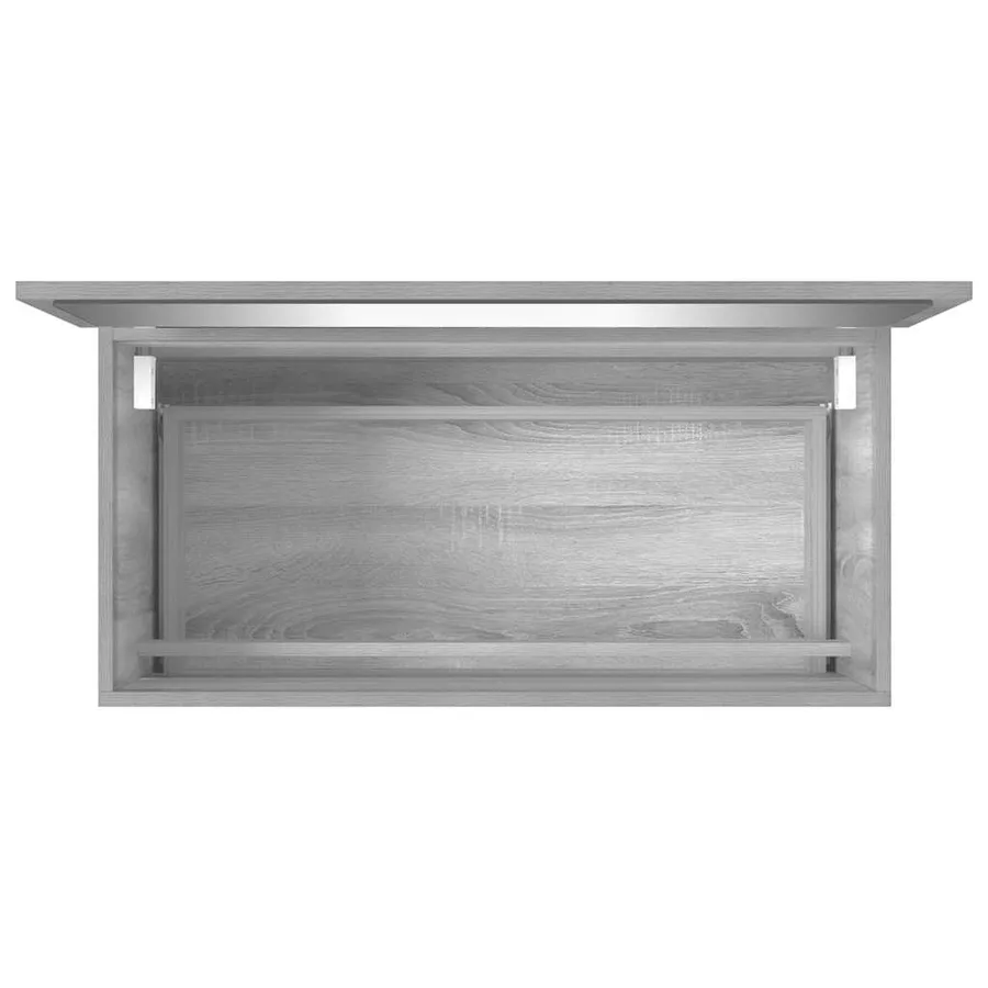 Ensemble de meubles de salle de bain 2 pcs Sonoma gris - 7