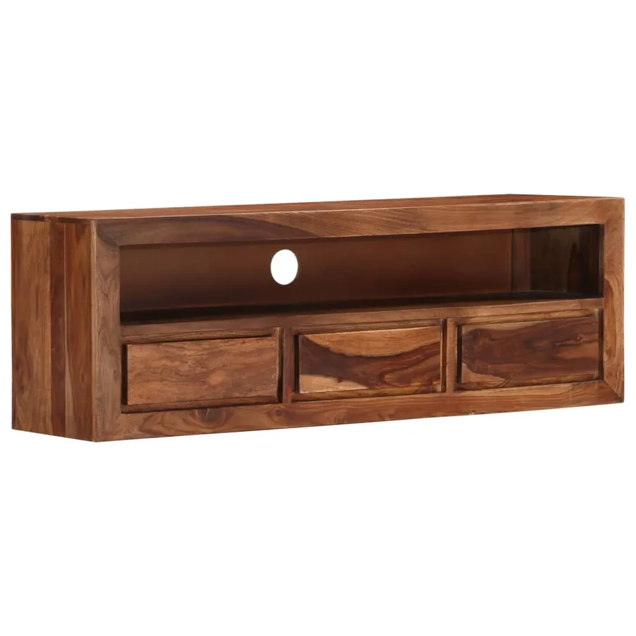 Meuble TV 120x30x40 cm Bois solide - 13