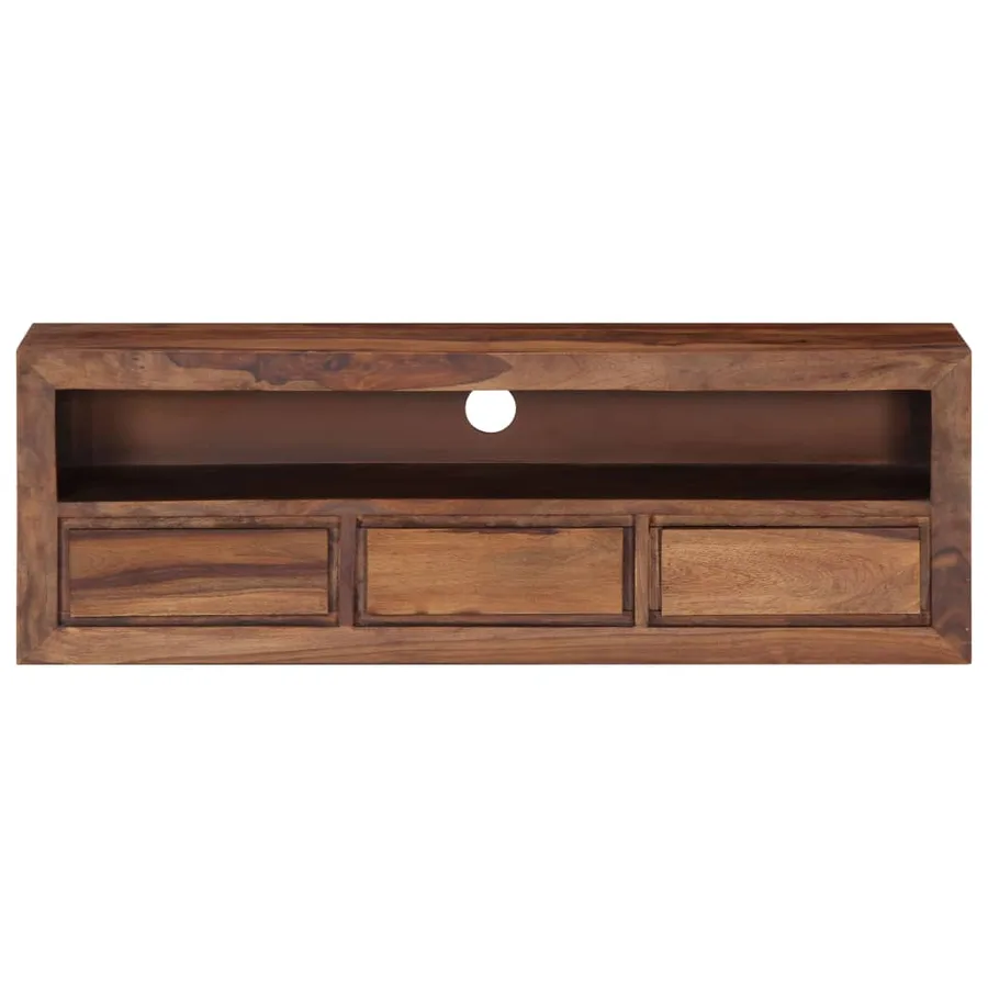 Meuble TV 120x30x40 cm Bois solide - 2