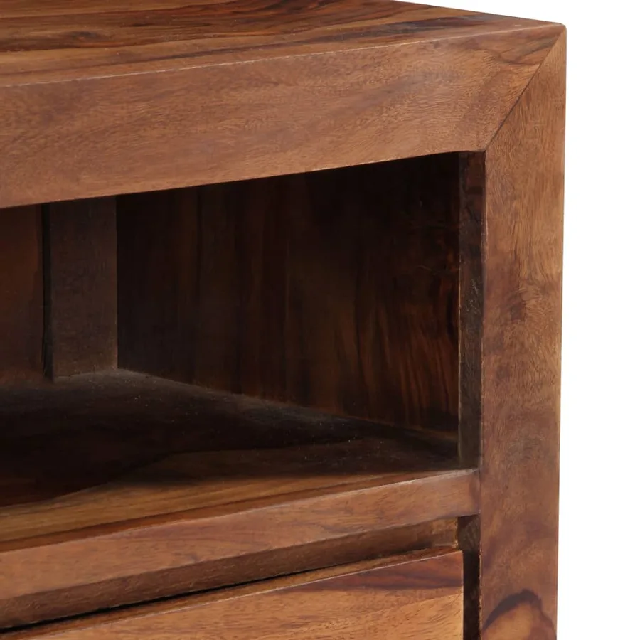 Meuble TV 120x30x40 cm Bois solide - 8