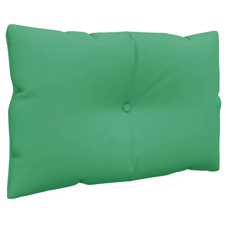 Coussins de palette lot de 2 vert tissu - 4