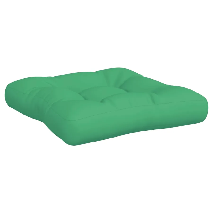 Coussins de palette lot de 2 vert tissu - 6