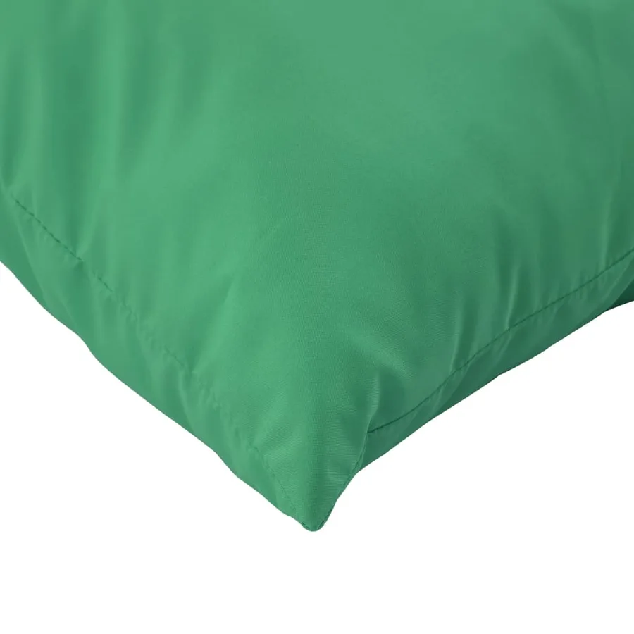 Coussins de palette lot de 2 vert tissu - 8