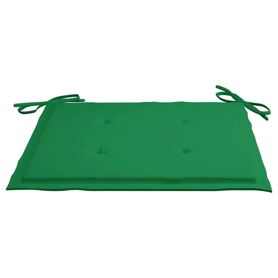 Chaises de jardin avec table à thé et coussins Acacia solide - 8