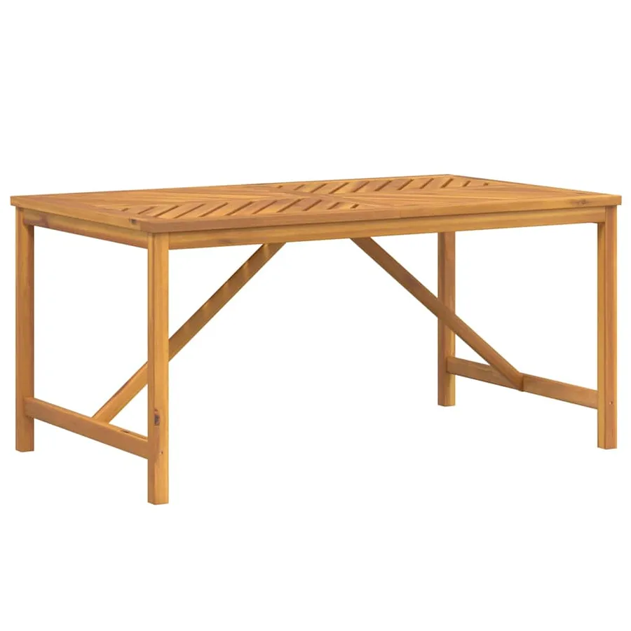 Table à manger de jardin 150x90x74 cm bois d'acacia solide - 2