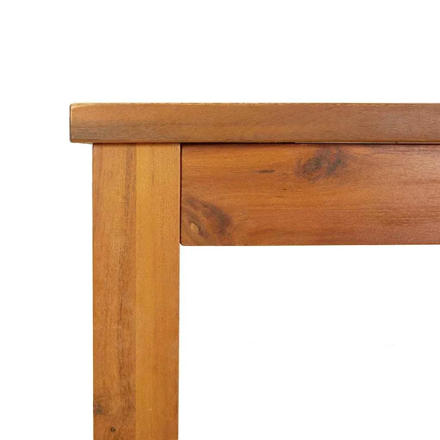 Table à manger de jardin 150x90x74 cm bois d'acacia solide - 6