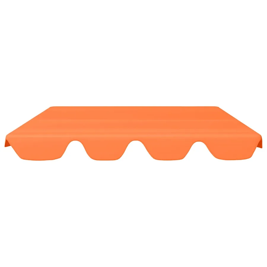 Toit de rechange de balançoire orange 150/130x105/70 cm - 3