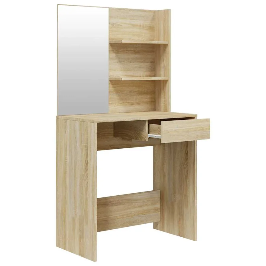 Ensemble de coiffeuse Chêne Sonoma 74,5x40x141 cm - 5