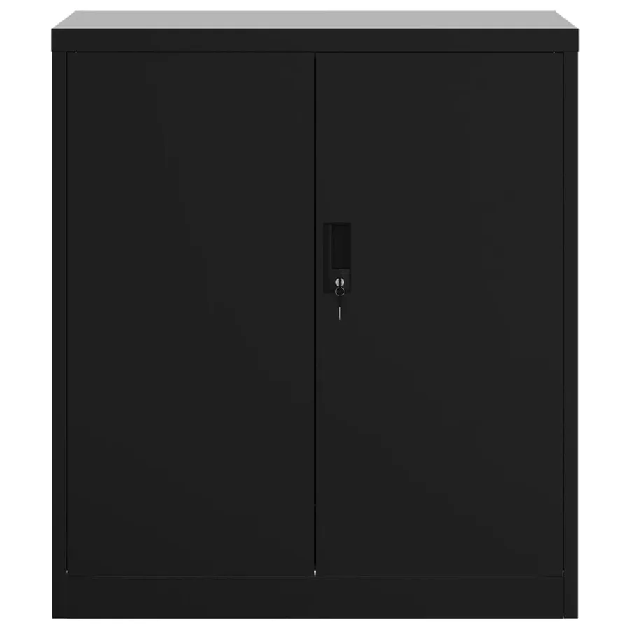Classeur noir 79x40x90 cm acier - 3