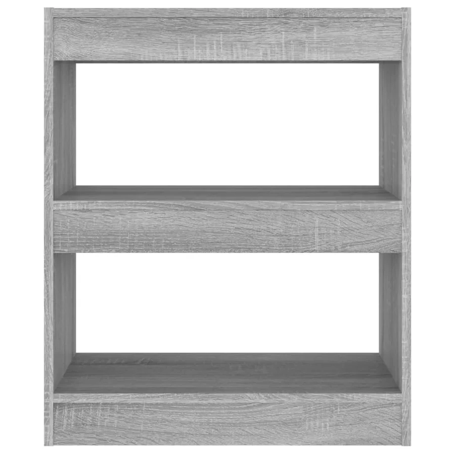 Bibliothèque/Séparateur de pièce Sonoma gris 60x30x72 cm - 5