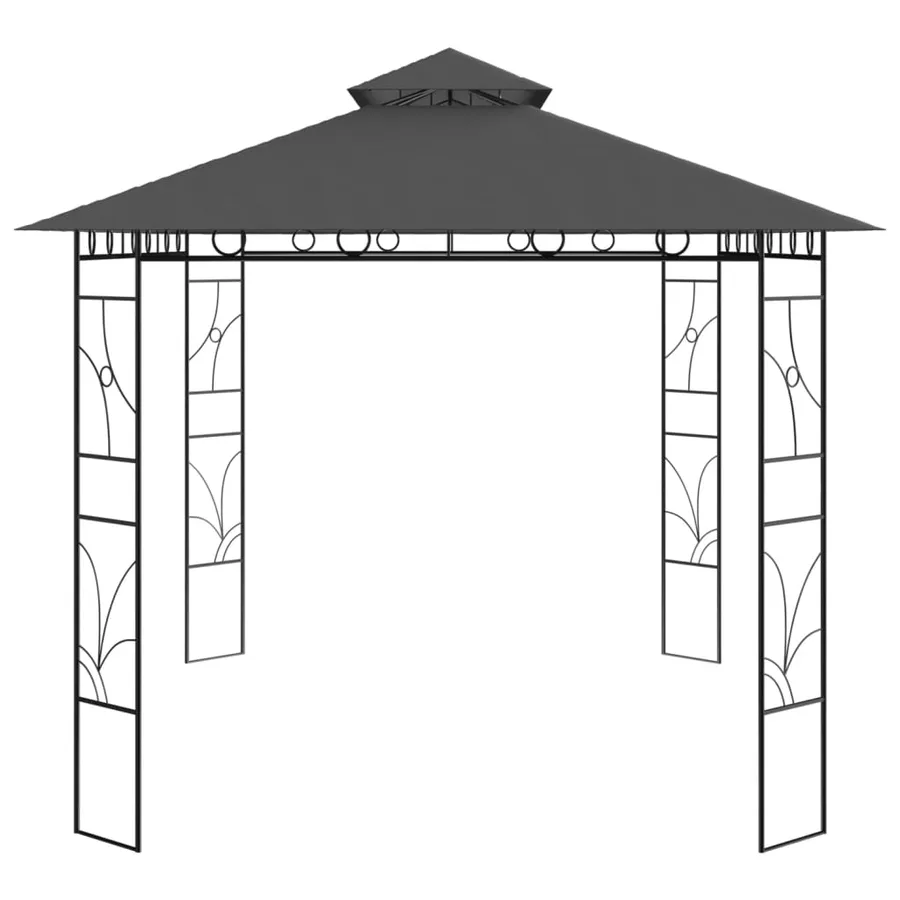 Belvédère 4x3x2,7 m Anthracite 160 g/m² - 3