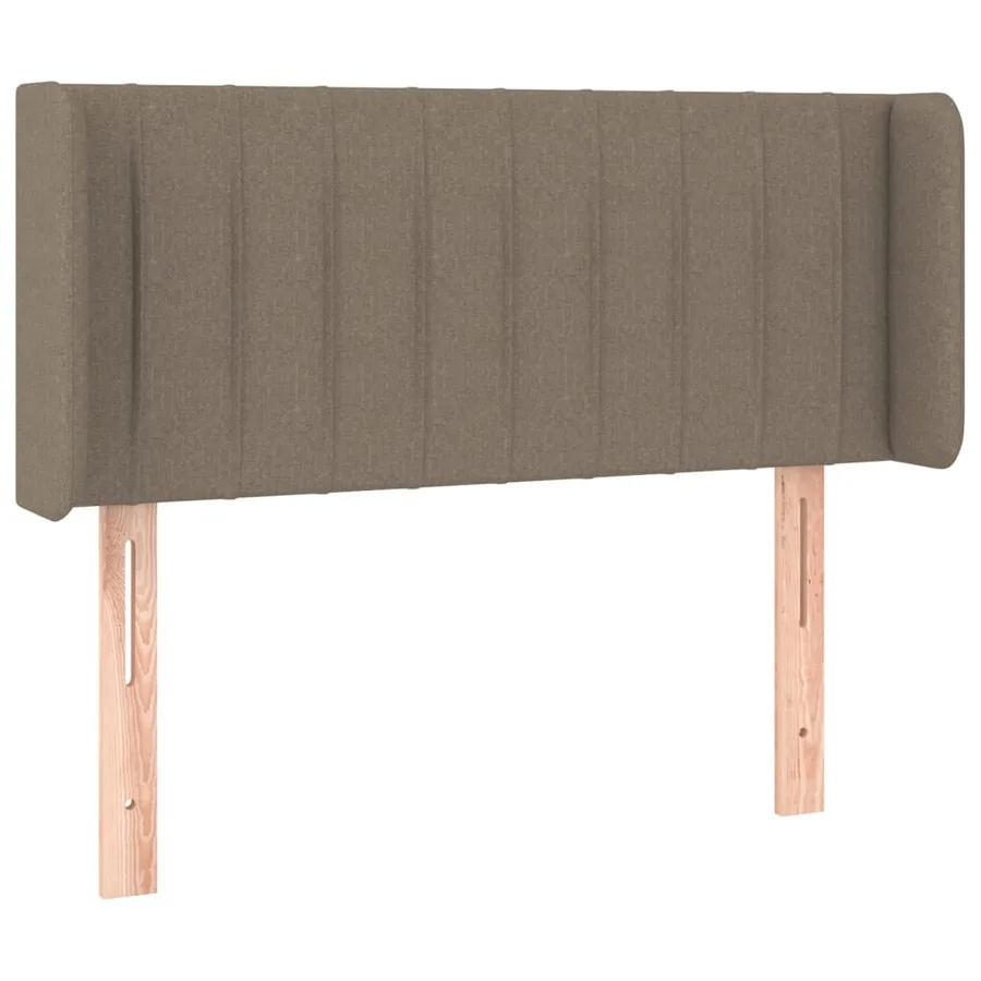 Tête de lit à LED Taupe 103x16x78/88 cm Tissu - 3