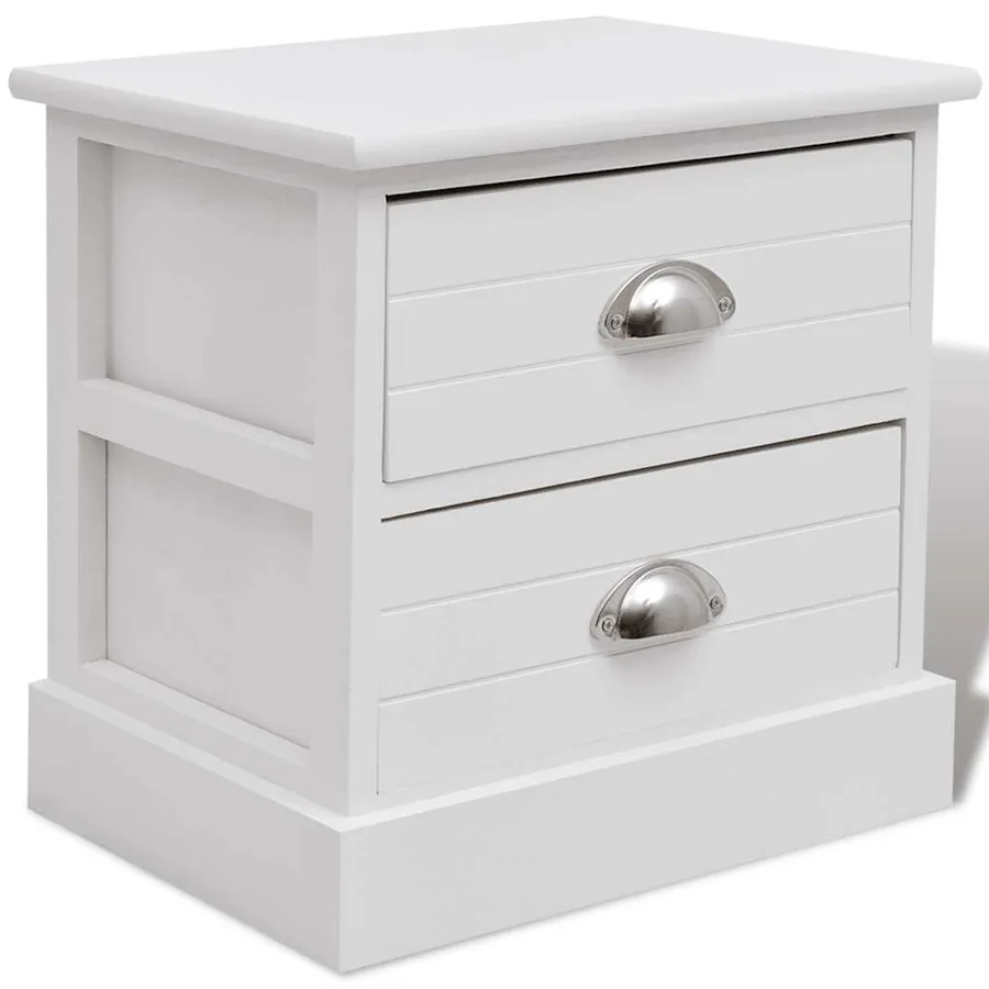 Table de chevet Blanc - 2